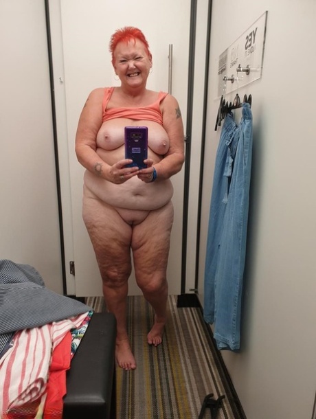 tanning granny fake tits nude picture